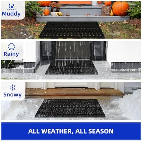 Mibao Front Door Mat, Heavy Duty Dirt Trapping - Image 6