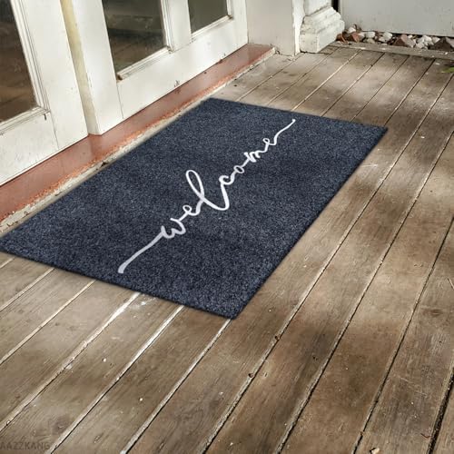 AAZZKANG Welcome Mats for Front Door Large 24"x36" - Image 4