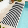 Outside Doormats, Outdoor Drainage Mat Non Slip Pool Mat 24"x71" by QiCaiJia