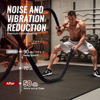 SUPERJARE 0.79'' Extra-Thick 12 Pcs 48 Sq Ft Exercise Equipment Mats - Image 4