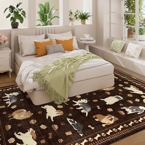DUKINO 6x9 Washable Dog Area Rug - Image 5