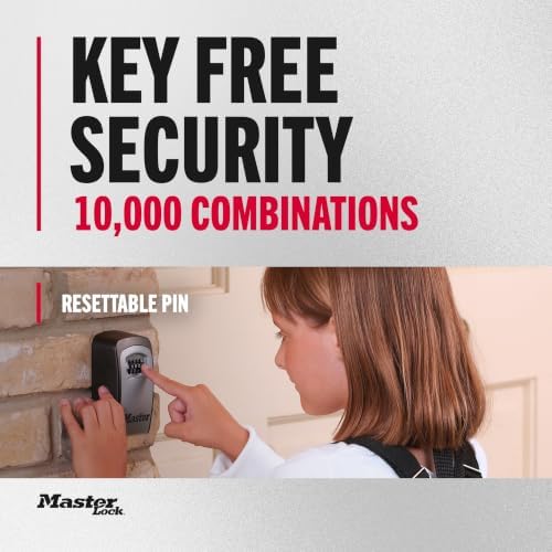 Master Lock 5-Key Combination Safe Black/Silver 5401D - Image 2