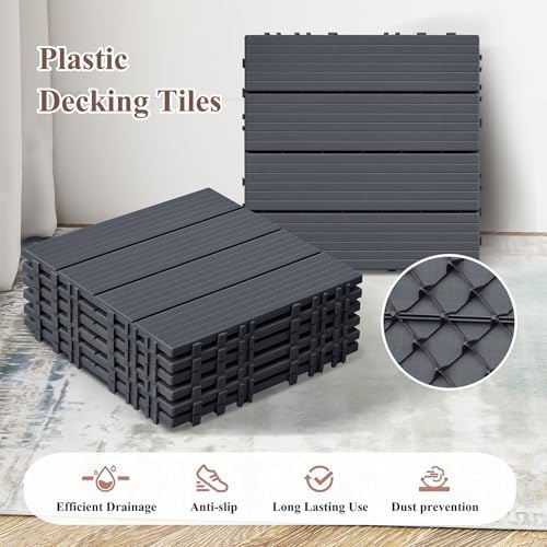 22 PCS Interlocking Deck Tiles - Image 4