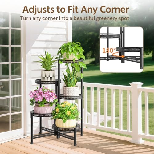 LASZOLA Plant Stand Indoor Outdoor Tall - Image 3