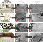 JJWOOD Hexagonal Stone-Look Interlocking Deck Tiles, Matte Rock Texture Outdoor - Image 7