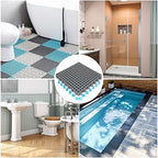 12 Pack 11.8" x 11.8" Interlocking Rubber Floor Tiles Soft PVC Non Slip - Image 7