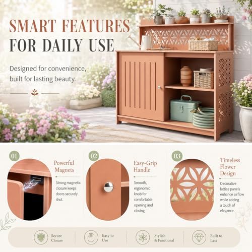 VINGLI Multi-Purpose Outdoor Storage Cabinet - Image 5