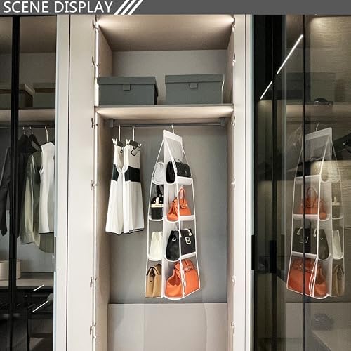Purse Organizer for Closet, Heavy Duty Hanging Handbag Storage - Image 2