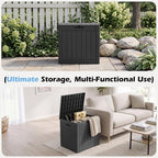 Outdoor Storage Box Waterproof, 35 Gallon Deck Box - Image 6