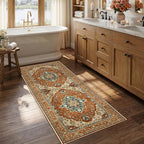 RELEANY Washable Area Rug, Runner 2'6"x5' by RELEANY