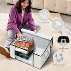 Fab totes 8 Pack Storage Bags for Clothes Blanket Storage Bins - Image 4