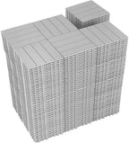 288 PCS Plastic Interlocking Deck Tiles by SkillMaid