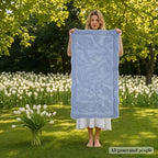 BSICPRO Large Bathroom Rugs, 24x43 Floral Bath Mats - Image 2