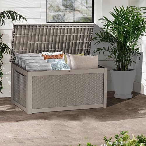 Outdoor Storage Box, 320 Gallon Waterproof Deck Box, Dual Gas-Spring Ultimate - Image 5