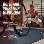 SUPERJARE 0.79'' Extra-Thick 6 Pcs 24 Sq Ft Exercise Equipment Mats - Image 2
