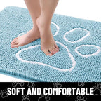 Smiry Dog Door Mat for Muddy Paws, Absorbent Non Slip Dirt Trapper - Image 4