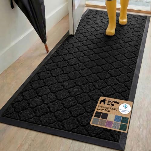 GORILLA GRIP WeatherMAX Door Mat, Indoor Outdoor by GorillaGrip