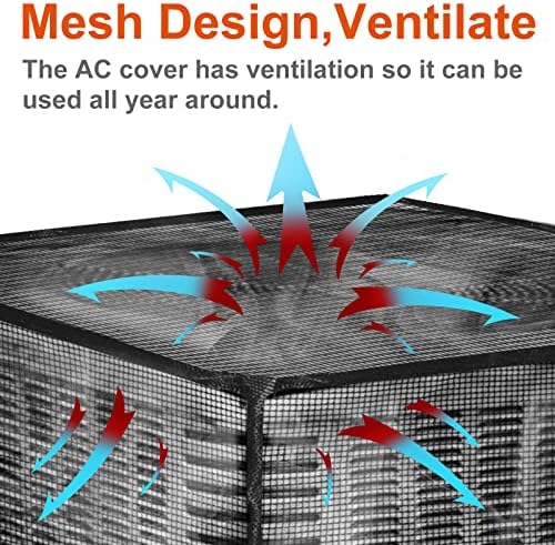 TRELC AC Covers for Outside, Air Conditioner Cover, 27.5" x 27.5" x 31.5" - Image 4