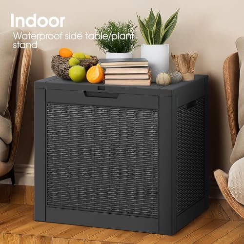 Outdoor Storage Box Waterproof, 35 Gallon Deck Box - Image 6