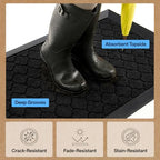 GORILLA GRIP WeatherMAX Door Mat, Indoor Outdoor - Image 4