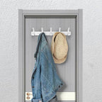 Coat Rack Wall Mounted, 5 Coat Hooks - Image 5