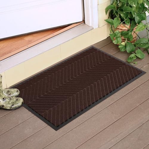 16" x 32" Front Door Mat Indoor Outdoor, Welcome Doormat by ZPAIAreaFloorProtector