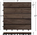 Yaheetech 27PCS Interlocking Deck Tiles Outdoor Patio Floor - Image 3