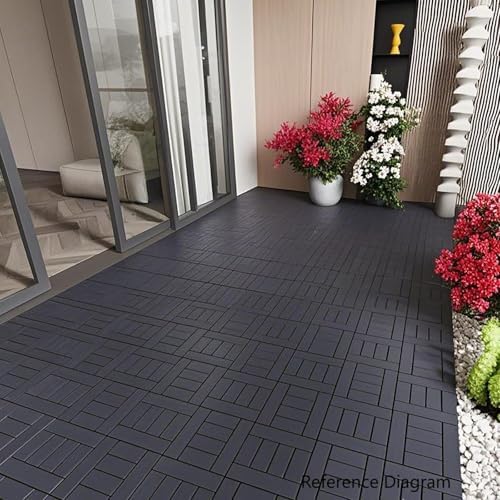Ball & Cast Plastic Interlocking Deck Tiles, Non-Slip Drainage Holes - Image 6