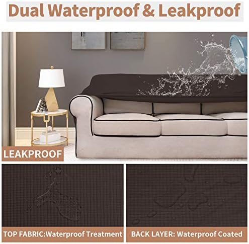 Easy-Going 100% Waterproof Couch Cover, 3 Cushion Couch Slipcover - Image 3