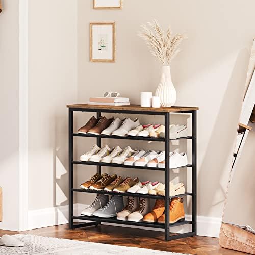 HOOBRO Shoe Rack, 5 Tier Shoe Storage Organizer - Image 2