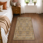 Vintage Floral Brown 3x5 Area Rugs - Image 6