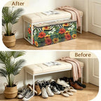 Tropical Flowers Shoe Organizer - Image 5
