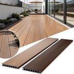 Circle Hole Outdoor Composite Decking Boards Color Samples Pack - Image 3
