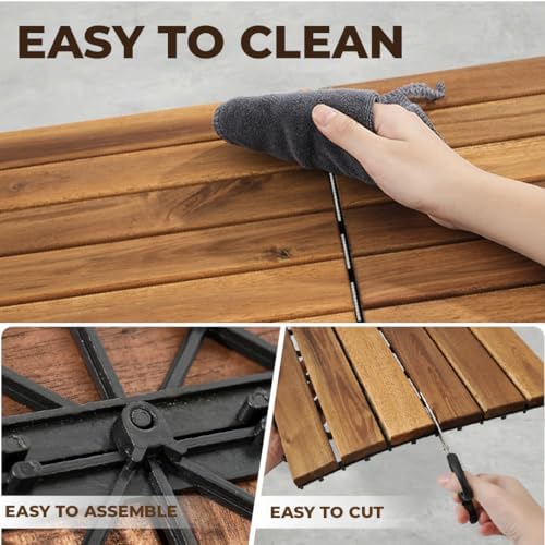 Interlocking Deck Tiles, Natural Color - Image 3