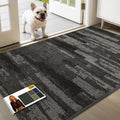 JSEI Dirt Trapper Door Mat 36"x60", Non-Slip Doormat, Light Gray by JSEI