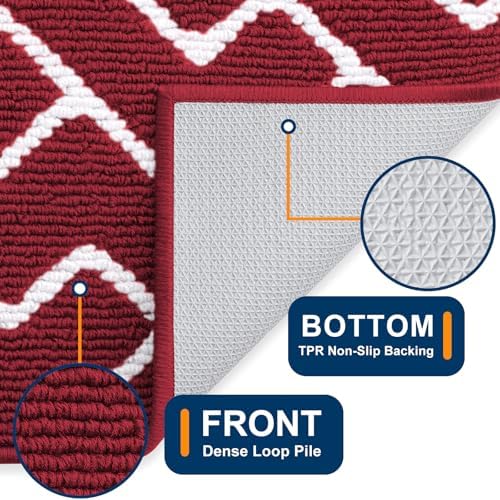 OLANLY Front Door Mat 32x20, Low-Profile Easy Clean Doormat - Image 4
