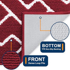 OLANLY Front Door Mat 32x20, Low-Profile Easy Clean Doormat - Image 4