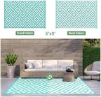 GENIMO Outdoor Rug, Waterproof Plastic Rugs - Image 4