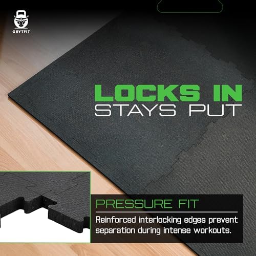 Interlocking Rubber Floor Tiles – Heavy Duty 100% Rubber Gym Flooring - Image 5