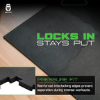 Interlocking Rubber Floor Tiles – Heavy Duty 100% Rubber Gym Flooring - Image 5