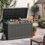 Outdoor Storage Box, Resin Deck Boxes Indoor and outdoor, Waterproof Storage - Image 3