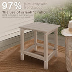 GARDENSTAR Outdoor Side Tables Adirondack, HDPE Small Table - Image 7
