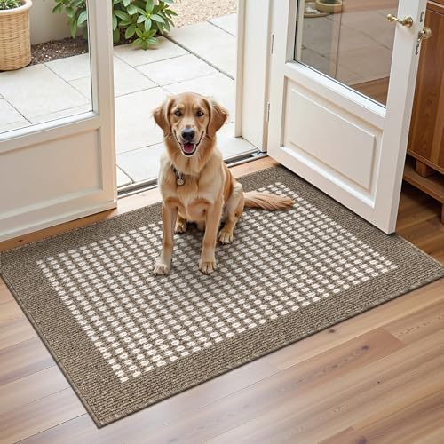 Ileading Indoor Door Mat 2x3ft, Absorbent Muddy Mats by Ileading