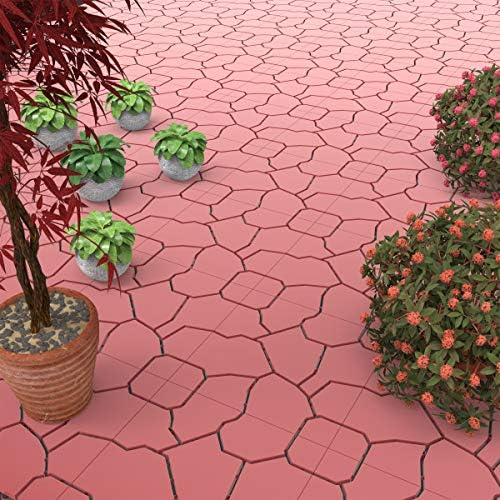 Pure Garden 6-Pack Polypropylene Interlocking Patio Deck Tiles - Image 3