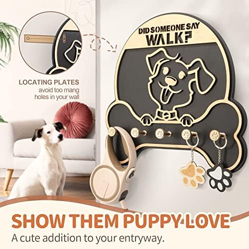 MTERSN Dog Leash Holder Wall Mount - Image 6