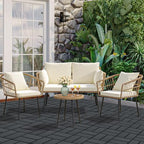 36 PCS Plastic Interlocking Patio Deck Tiles - Image 5