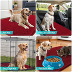 OLANLY Dog Door Mat for Muddy Paws 47x17, Super Absorbent Chenille Mud Mat - Image 7