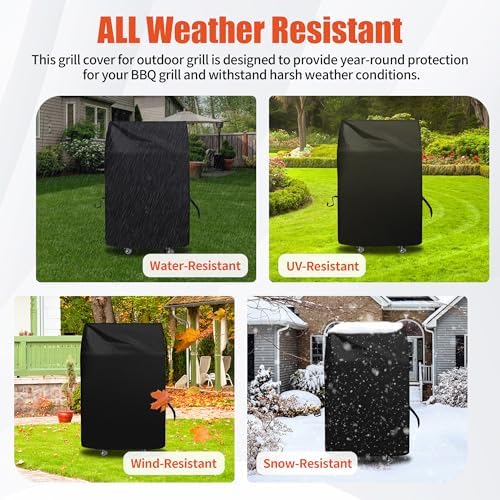 Grill Cover 30in, iCOVER Waterproof BBQ Covers - Image 7