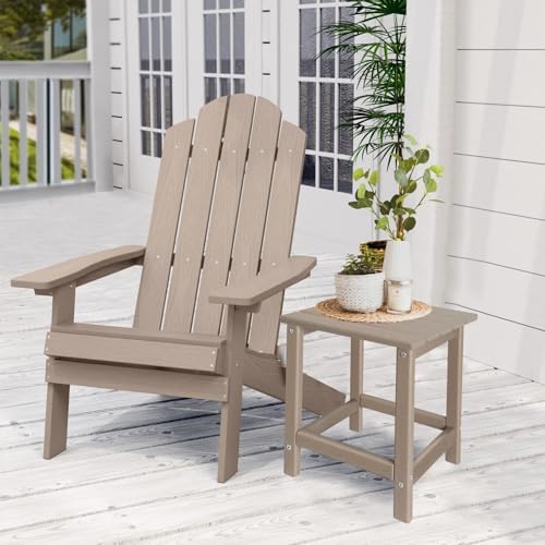 GARDENSTAR Outdoor Side Tables Adirondack, HDPE Small Table - Image 2