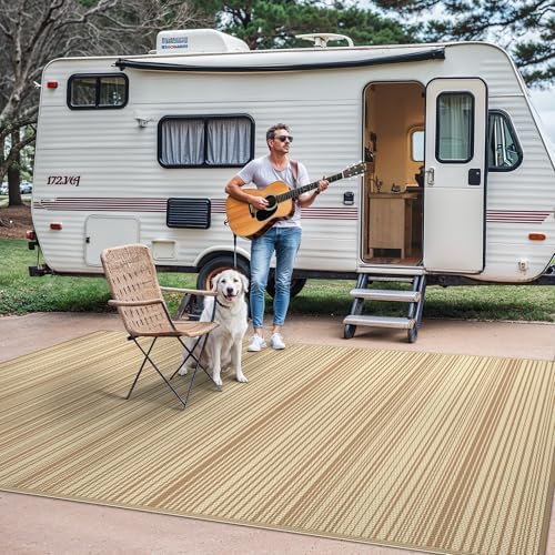 GENIMO Outdoor Rug, Waterproof Plastic Rugs - Image 5